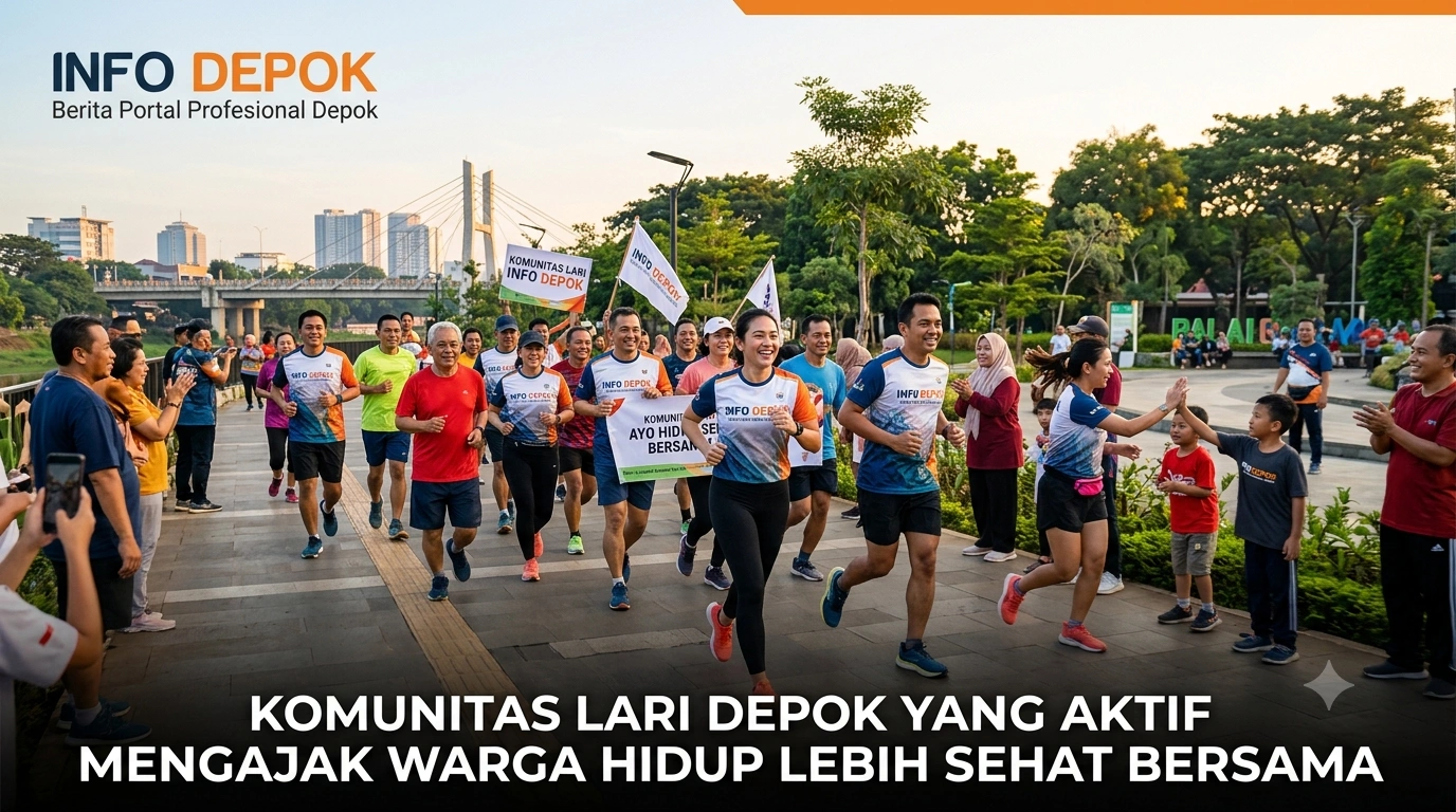 Komunitas Lari Depok yang Aktif Mengajak Warga Hidup Lebih Sehat Bersama