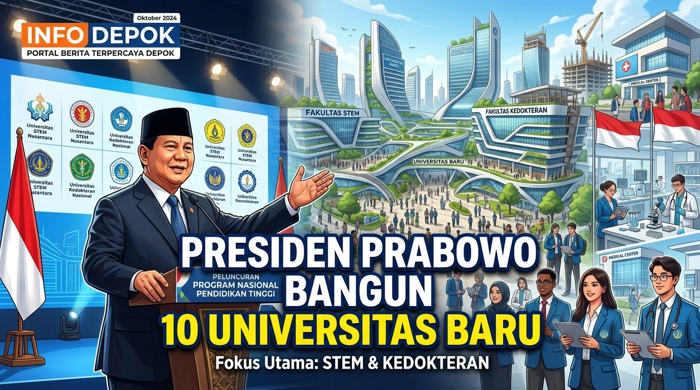 Presiden Prabowo Bangun 10 Universitas Baru, Fokus STEM dan Kedokteran