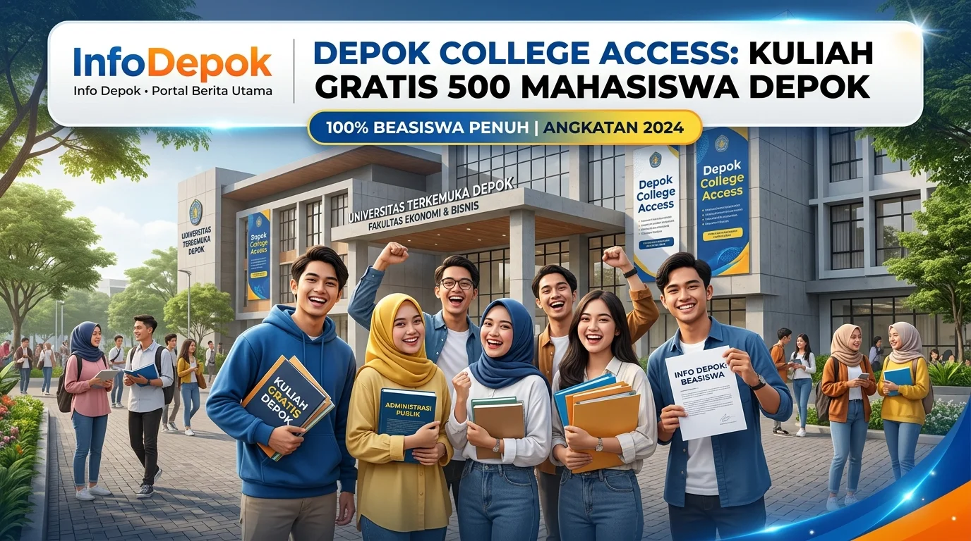 Depok College Access: Kuliah Gratis untuk 500 Mahasiswa Depok