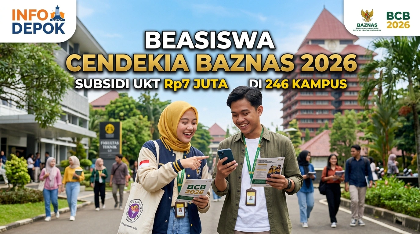 Beasiswa Cendekia Baznas 2026: Subsidi UKT Rp7 Juta di 246 Kampus