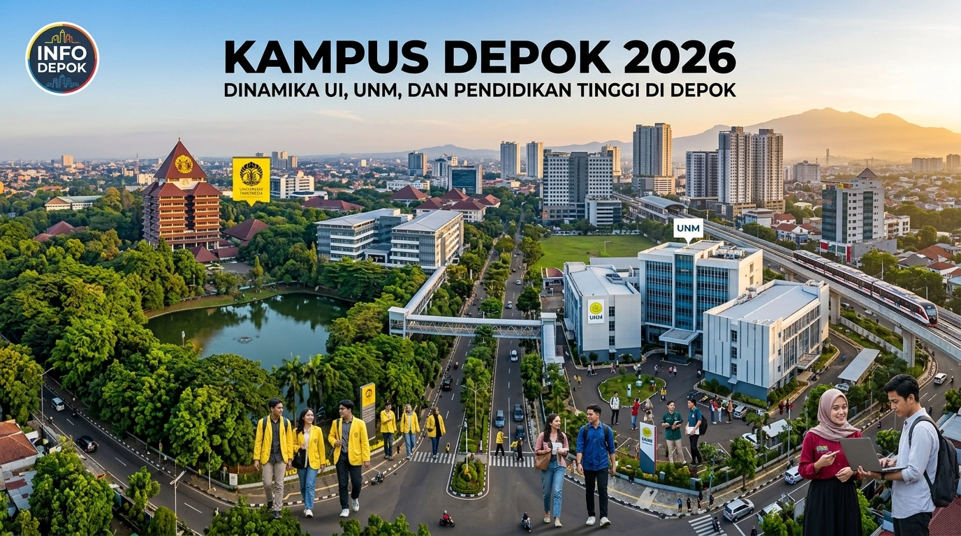 Kampus Depok 2026: Dinamika UI, UNM, dan Pendidikan Tinggi di Depok